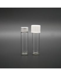 4 ml whiteglassvials with aluminium screwcaps (wide neck)